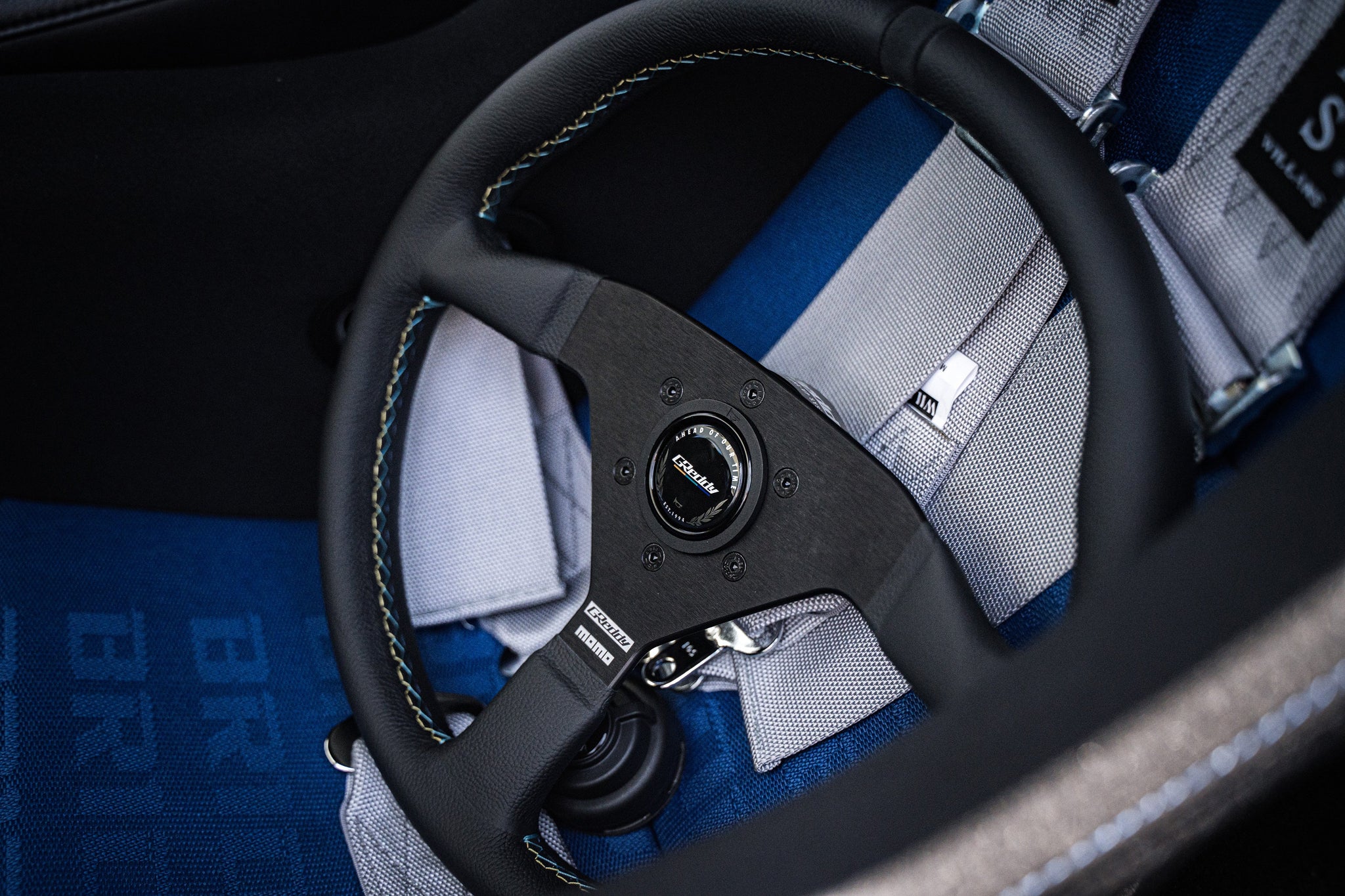 Greddy x Momo Monte Carlo 350mm Leather Steering Wheel – Ballade