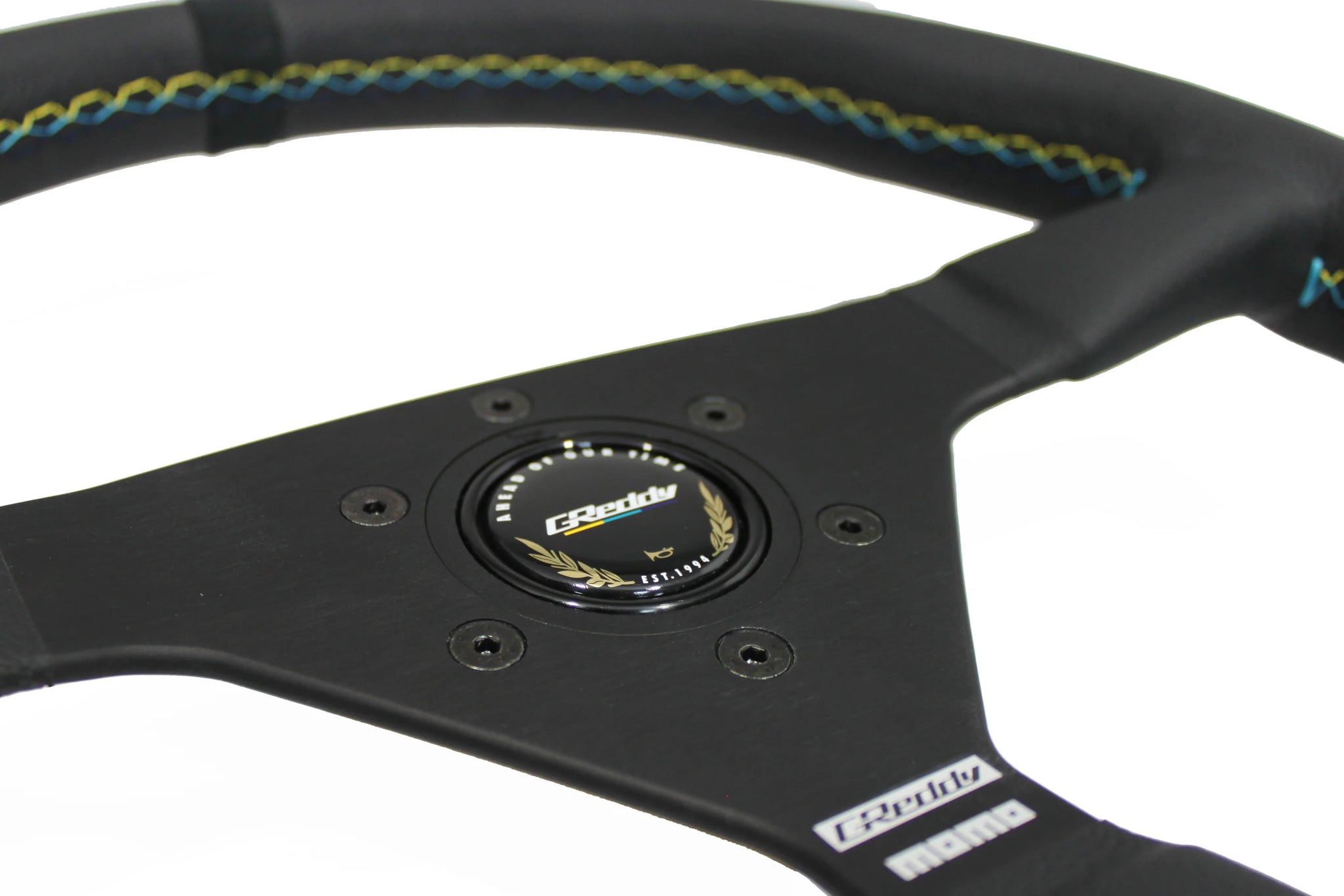 GReddy x MOMO Montecarlo Steering Wheel – SteeringSolutions GReddy x MOMO Montecarlo Steering Wheel – SteeringSolutions